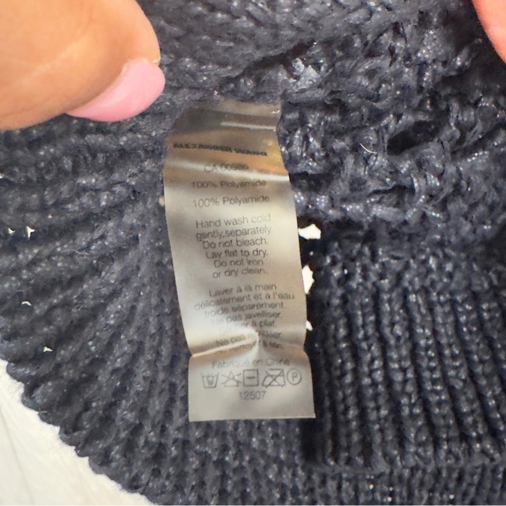 Alexander Wang Charcoal Open Knit Top - Picture 5 of 5